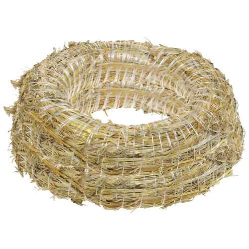 Article Couronne de paille couronne de paille vierge 35/8cm 2pcs