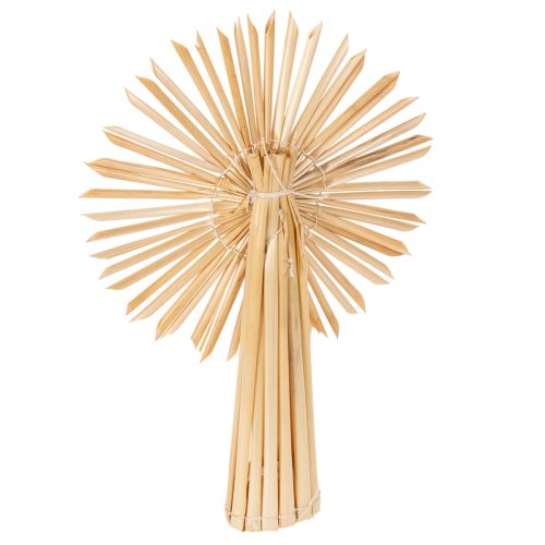 Ensemble de 35 étoiles et figurines en paille pour sapin de Noël | Floristik24.be