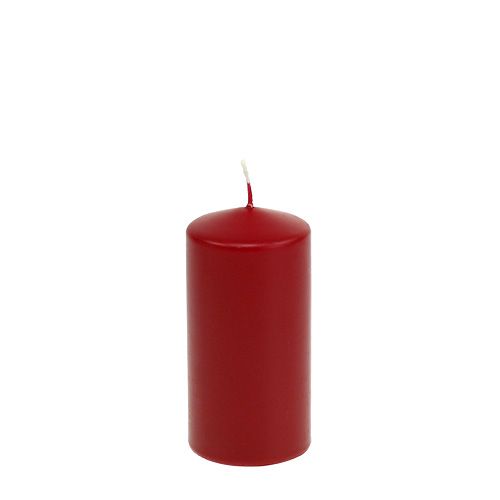 Bougie pilier 120/60 vieux rouge 16 pcs