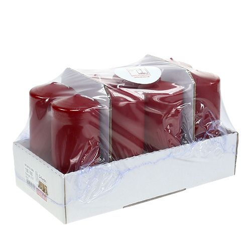 Article Bougie pilier 150/60 vieux rouge 8pcs