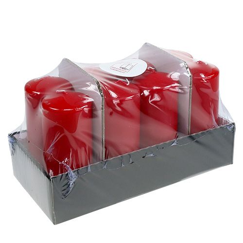 Article Bougie pilier 150/60 rouge 8 pcs
