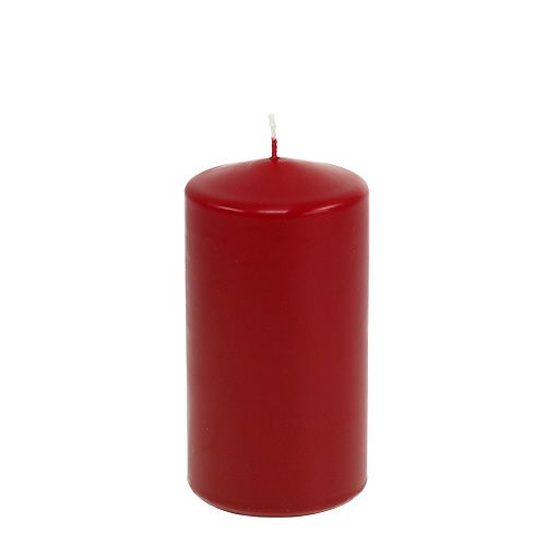 Floristik24 Bougie pilier 150/80 vieux rouge 6pcs