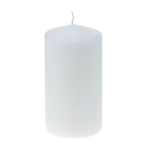 Article Bougie pilier 150/80 blanc 6 pcs