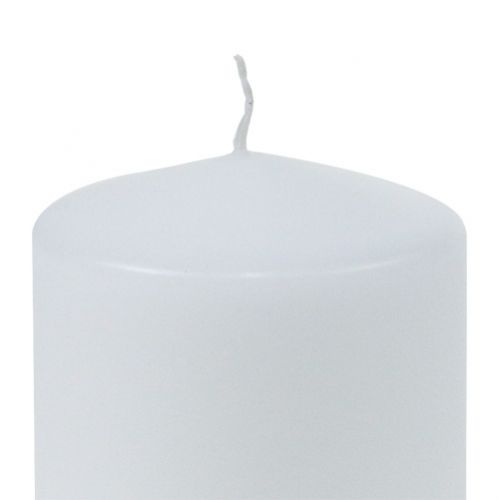 Article Bougie pilier 150/80 blanc 6 pcs