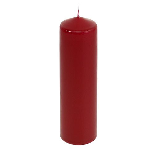 Bougies piliers rouges Bougies de l&#39;Avent vieux rouge 200/50mm 24pcs