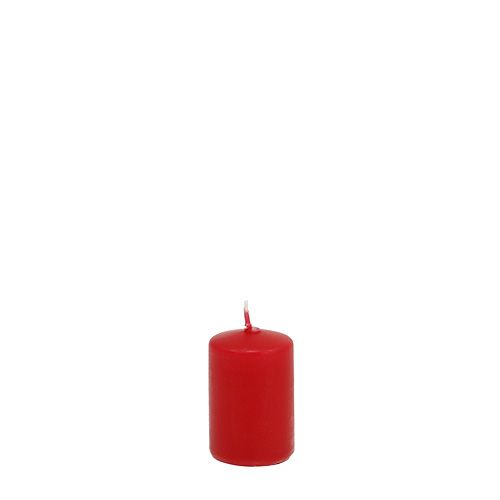 Article Bougies piliers bougies de l&#39;Avent rouges petites bougies 60/40mm 24 pcs