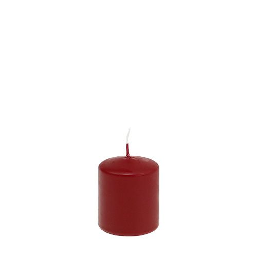 Article Bougie pilier 70/60 vieux rouge 16 pcs
