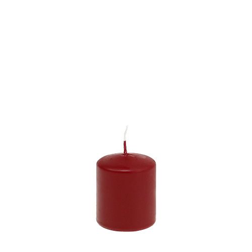 Floristik24 Bougie pilier 70/60 vieux rouge 16pcs