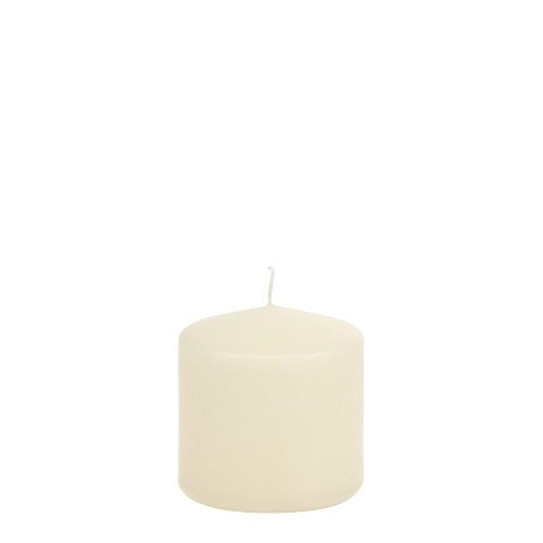 Article Bougie pilier 80/80 crème 6 pièces
