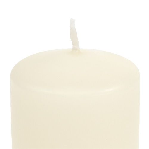 Article Bougie pilier 80/80 crème 6 pièces