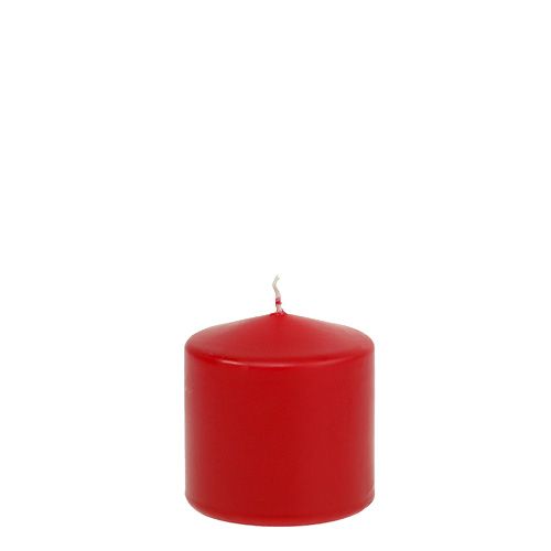 Floristik24 Bougie pilier 80/80 rouge 6 pièces