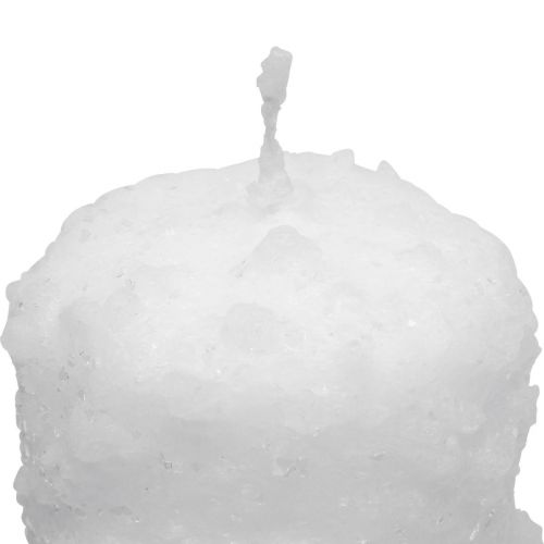 Article Bougies de l&#39;Avent, bougies piliers, bougies boules de neige 150/60mm 4 pcs
