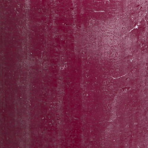 Article Bougies piliers bougies Berry de couleur unie violet 60×80mm 4 pcs