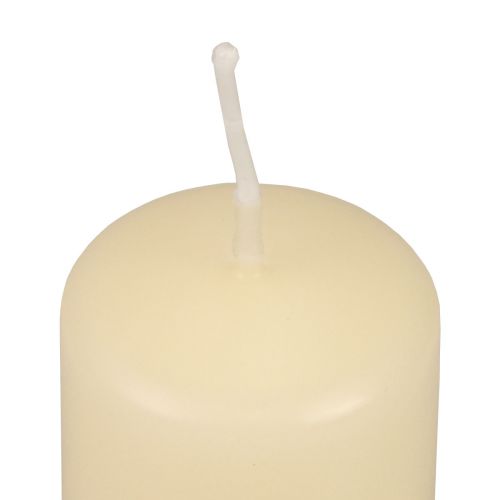 Article Bougies pilier crème Bougies de l&#39;Avent crème 150/50mm 24 pcs