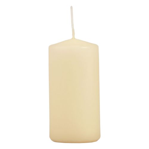 Article Bougies piliers crème Bougies de l&#39;Avent bougies 100/50mm 24 pcs