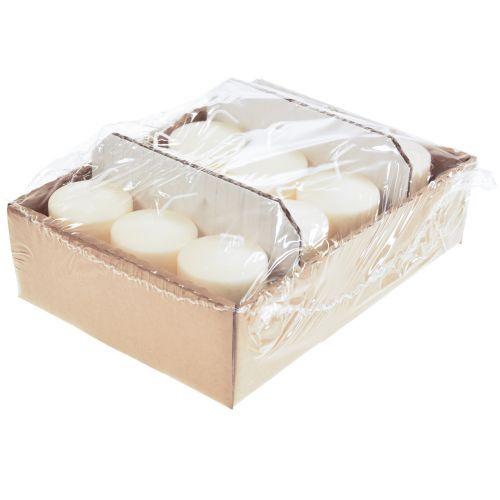 Article Bougies piliers bougies crème H70mm Ø50mm 12 pcs