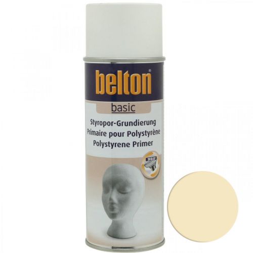 Floristik24 Belton basic styrofoam primer spécial spray beige 400ml