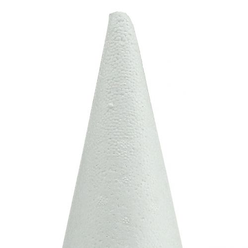 Article Cônes en polystyrène blanc 14cm x 7cm 10 pcs
