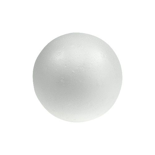 Article Boule en polystyrène Ø10cm blanche 5 pcs