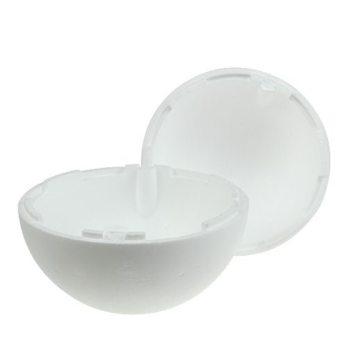 Article Boule en polystyrène Ø25cm blanche