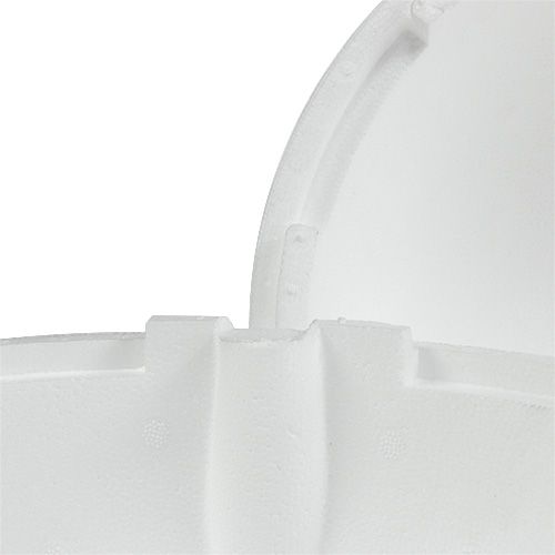 Article Boule en polystyrène Ø30cm blanche