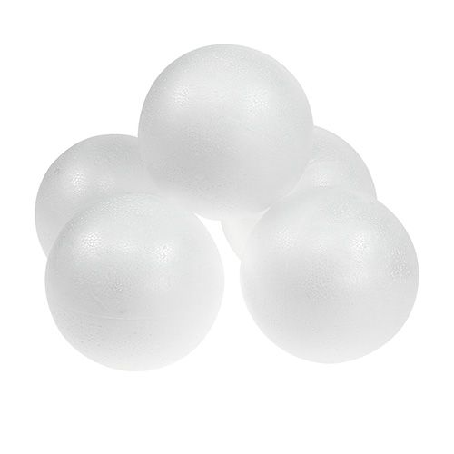 Article Boule en polystyrène Ø6cm 10 pcs