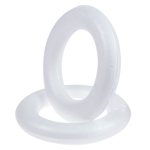 Anneau en polystyrène Ø25cm grand 2pcs
