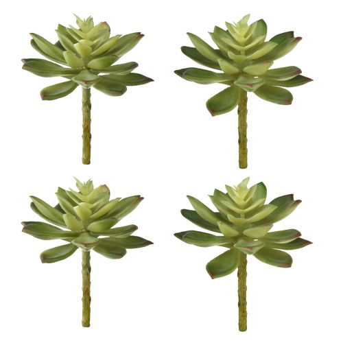 Article Plantes succulentes artificielles Plantes artificielles Vert Ø10cm 4 pcs