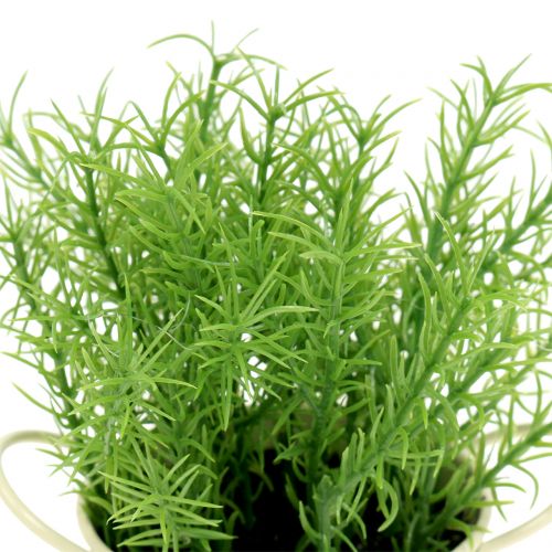 Floristik24 Herbes de cuisine en pot de zinc artificiel 16cm 4pcs