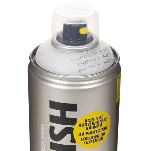 Vernis en aérosol mat transparent, résistant aux UV, sans acide, Montana Cans, 400 ml | Floristik24.be