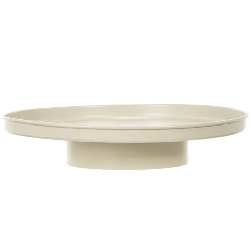 Plateau décoratif en métal de 30 cm, soucoupe pour plantes | Floristik24.be
