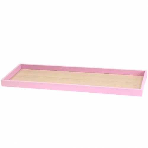 Floristik24 Plateau en bois Rosa 49cm x 16.5cm