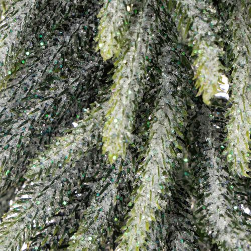 Sapin artificiel givré, arbre décoratif sur socle en bois pour décoration hivernale et de Noël, 75 cm | Floristik24.be