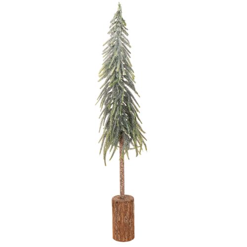 Sapin de Noël artificiel avec socle, givré, décoration hivernale, 90 cm acheter | Floristik24.be
