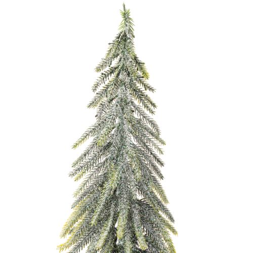 Sapin de Noël artificiel avec socle, givré, décoration hivernale, 90 cm | Floristik24.be
