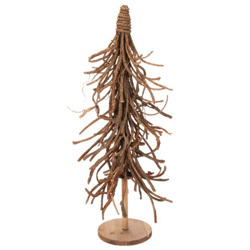 Arbre décoratif en branches de saule sur un socle en bois, 68 cm | Floristik24.be