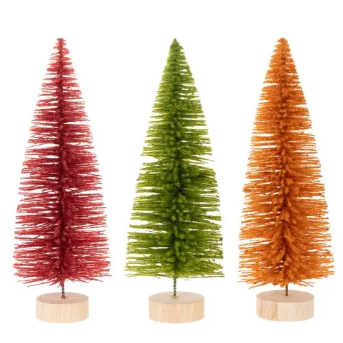 Sapin de Noël artificiel, sapin décoratif pour table, 31 cm, lot de 3 | Floristik24.be