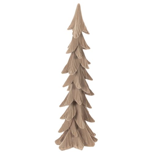 Petit sapin de Noël décoratif floqué, décoration de table, 44 cm