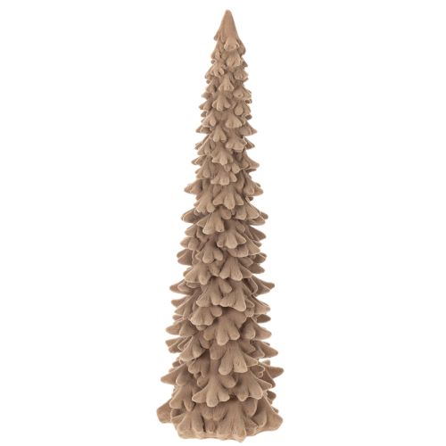 Sapin de Noël décoratif floqué pour décoration hivernale, 34 cm