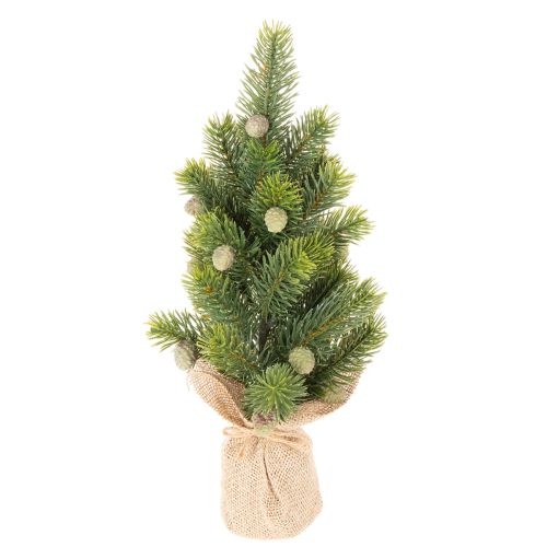 Sapin de Noël artificiel en sac de jute, petite décoration de table, mini sapin de Noël, 38 cm acheter | Floristik24.be