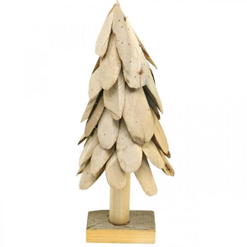 Déco sapin de Noël bois décoration bois rustique Noël H40cm