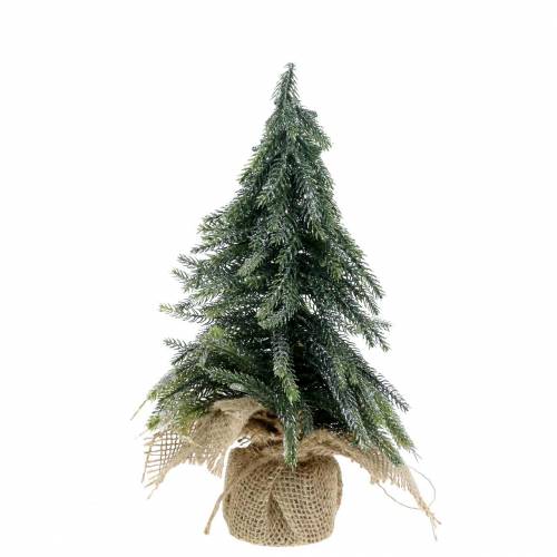 Floristik24 Sapin de Noël déco vert pailleté 20cm