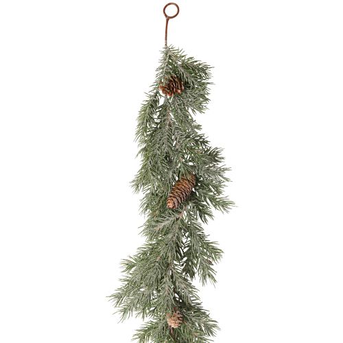 Floristik24 Guirlande de sapin Cônes de Noël gel d'hiver 180cm