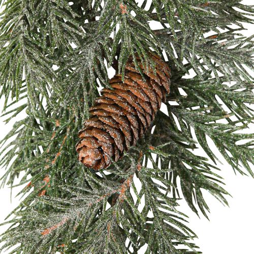 Floristik24 Guirlande de sapin Cônes de Noël gel d'hiver 180cm