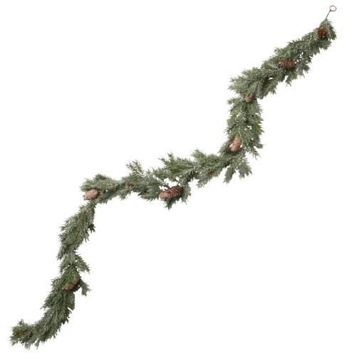 Floristik24 Guirlande de sapin Cônes de Noël gel d'hiver 180cm