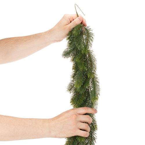 Guirlande de sapin artificiel verte, pour décoration festive, 180 cm | Floristik24.be