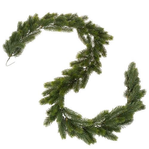 Guirlande de sapin artificiel verte, pour décoration festive, 180 cm | Floristik24.be