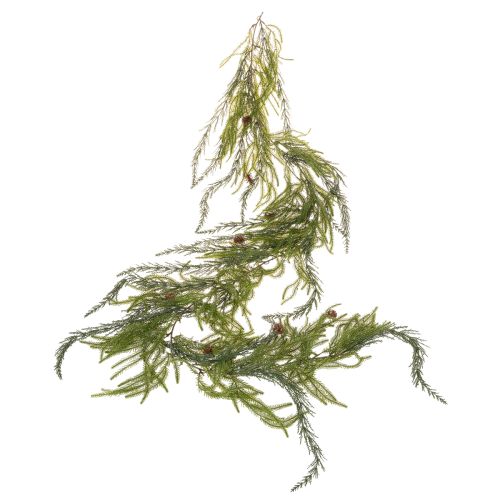 Guirlande artificielle de branches de pin avec pommes de pin pour décoration de l'Avent, 218 cm | Floristik24.be