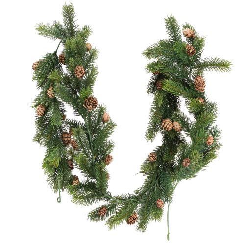 Floristik24 Guirlande de sapin avec cônes guirlande de Noël artificielle 160cm