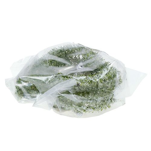 Floristik24 Coeur de sapin à suspendre avec ange 8cm vert 6pcs